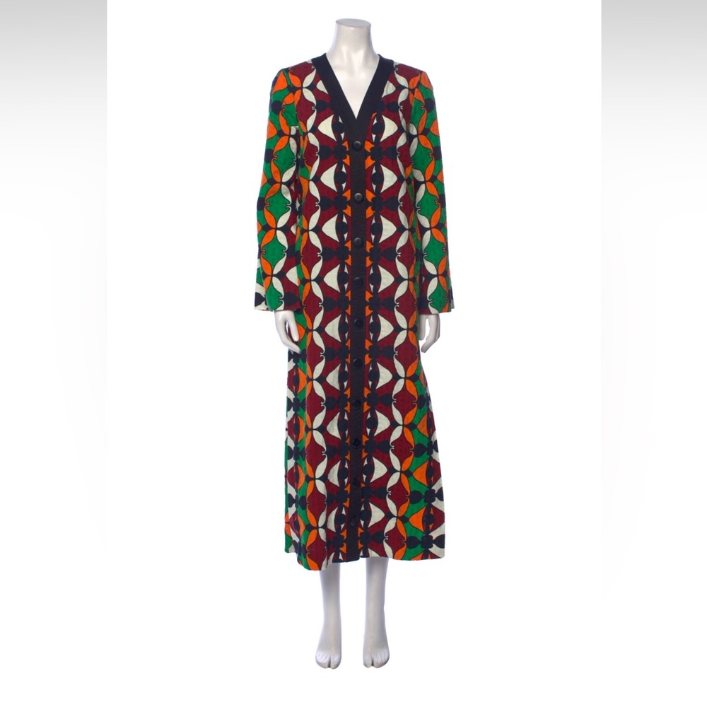 Multicolor Geometric Pattern Maxi Dress - Picture 2 of 4